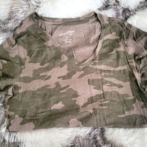 Camo basic short-sleeved tee